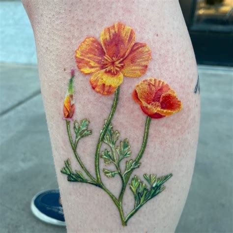 California Poppy Tattoo - 101 Amazing California Poppy Tattoo Ideas You Need To See! | Zoe Sipes ...