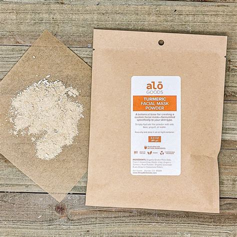 Turmeric Facial Mask Powder | Alō Goods