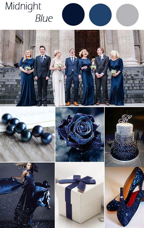 Midnight Blue Winter Wedding Colors 2015 Trends #2554956 - Weddbook