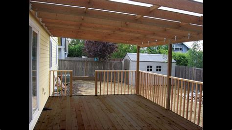 How To Build A Awning Over A Deck | Homideal