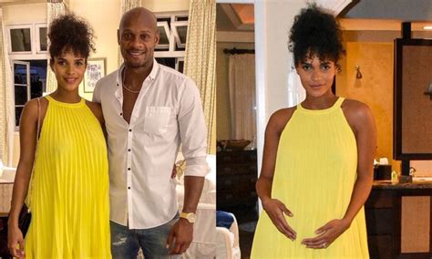 Asafa Powell and Wife Alyshia Shows Off Baby Bump - The Tropixs