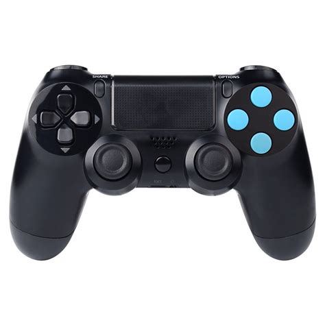 Solid Light Blue Action Buttons Repair for Dualshock 4 PS4 Controller – GamingCobra