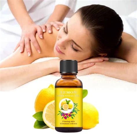 30ml Natural Plant Therapy Essential Oils Anti Aging Lymphatic Drainage Lemon essential oil Body ...