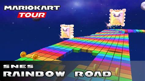 Mario Kart Tour - SNES Rainbow Road (All Variants) - YouTube