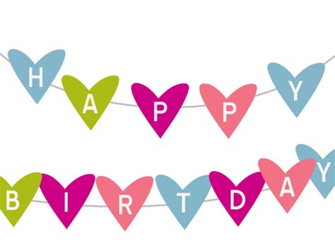 Free Printable Happy Birthday Banner - Karen Cookie Jar