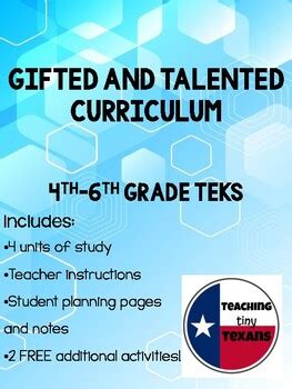 Gifted and Talented Curriculum- Full Year- 5th Grade by Teaching Tiny ...