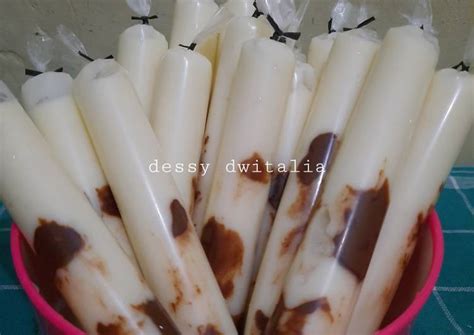 Resep 54. Es Lilin UHT coklat, Bikin Ngiler | Kreasi Masakan