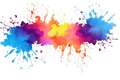 Rainbow backgrounds white background splattered. | Free Photo Illustration - rawpixel