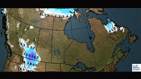 Monday Snow Forecast for B.C. and Alberta | The Weather Channel