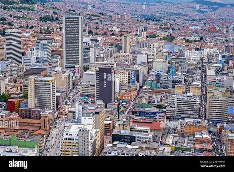 Skyline, downtown, Bogota, Colombia Stock Photo - Alamy