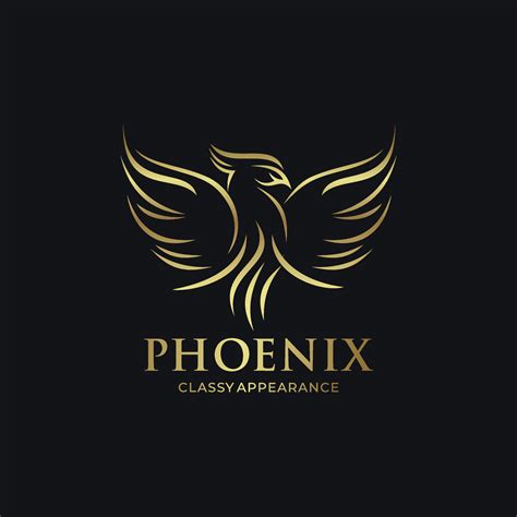 phoenix logo design template 11848897 Vector Art at Vecteezy