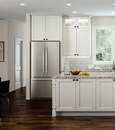 All Wood RTA 10X10 Transitional Shaker Kitchen Cabinets in Elegant White, Modern | Shaker ...