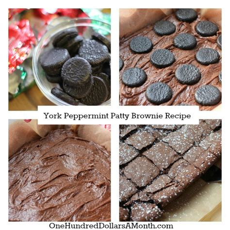 Holiday Baking - York Peppermint Patty Brownie Recipe - One Hundred ...