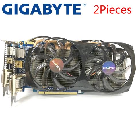 GIGABYTE Video Card 2Pieces GTX660 2GB 192Bit GDDR5 Graphics Cards for ...