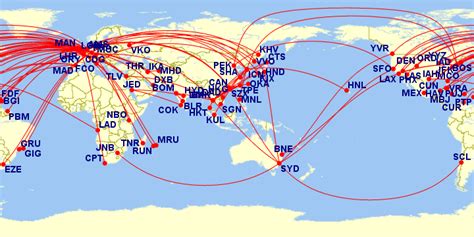 United Airlines 747 Routes