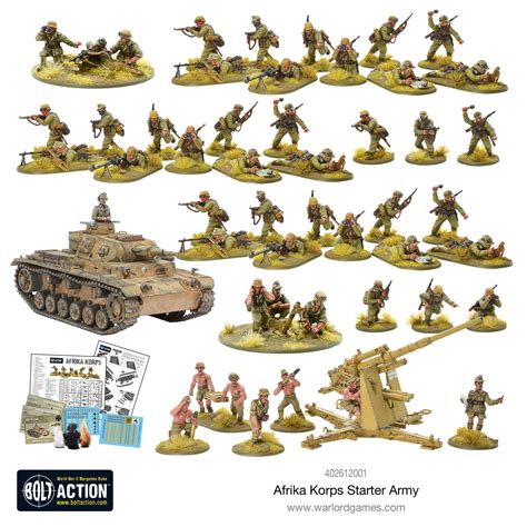 Wargames & Role-Playing Afrika Korps Bolt Action Toys & Games Other Wargames