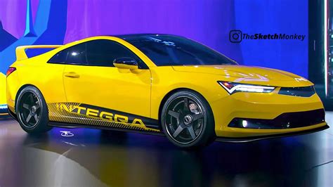 Redesigned Acura Integra Coupe Looks Way Hotter Than The Prototype