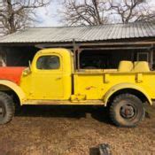 1947 Dodge WDX Power Wagon 4x4 1 ton pickup w/winch for sale