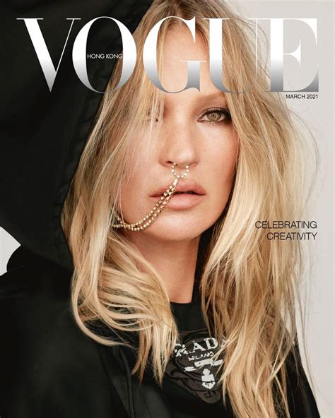 Kate Moss Vogue Hong Kong 2021 Cover Photos