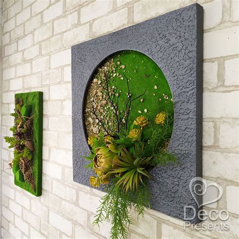 Artificial Moss Art Wall Decor, Artificial Plant Wall Panel, Succulent Plant Wall Panel - Etsy