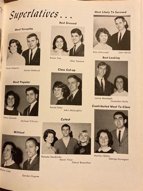 1964 worcester ma north high school the northern lights yearbook with ...