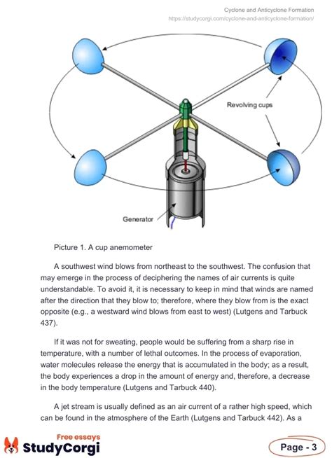 Cyclone and Anticyclone Formation | Free Essay Example