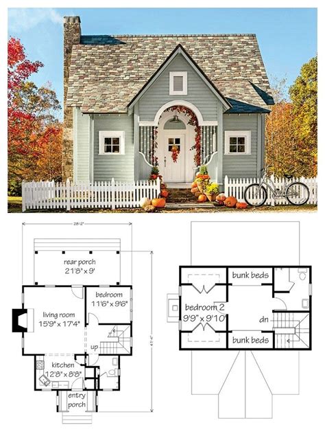 Cloudland Cottage SL-1894 | Sims house plans, Cottage style house plans, House blueprints