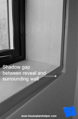 Shadow Gap Between Window Reveal and Surrounding Wall