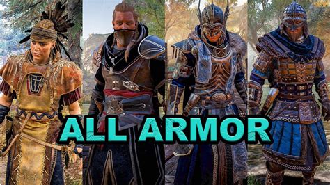 Assassin's Creed Valhalla - All Armor Sets Showcase (Male & Female Version) - YouTube