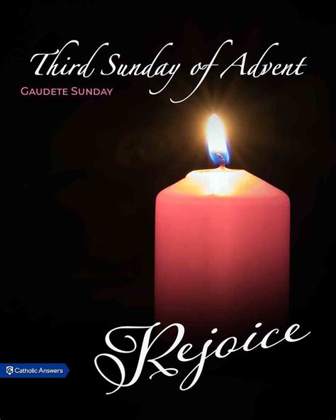 Gaudete Sunday | Third sunday of advent, Advent prayers, Christmas advent