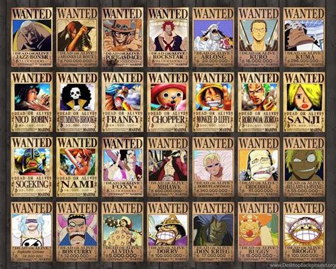 One Piece Wanted Poster Wallpapers - Top Free One Piece Wanted Poster Backgrounds - WallpaperAccess