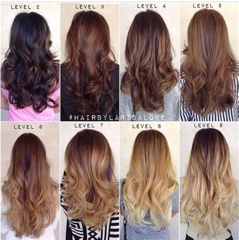 Different hair color stages | Balayage hair, Hair beauty, Hair color