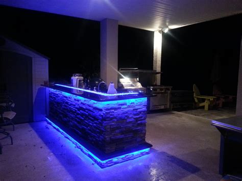 Outdoor Kitchens with LED Lighting (36 Photos) - Premier Outdoor Living & Design Tampa FL