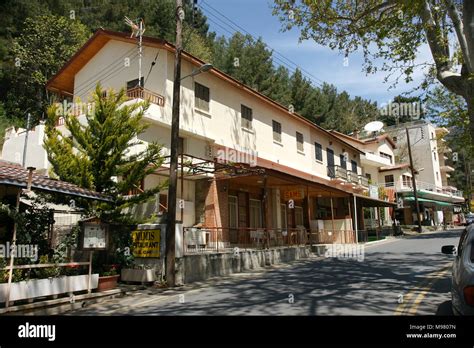 Platres village, Troodos mountains, Cyprus Stock Photo - Alamy