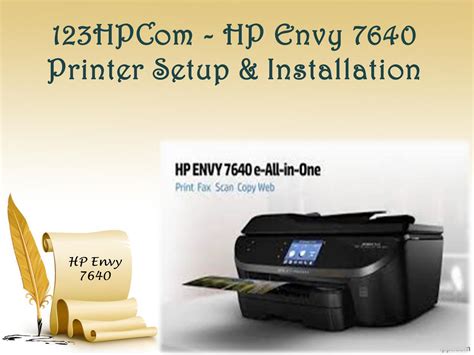 123HPCom - HP Envy 7640 Printer Setup & Installation by 123hpcom - Issuu