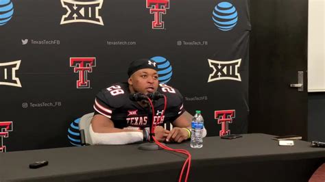 Texas Tech RB Tahj Brooks on regrouping his team as a leader heading ...