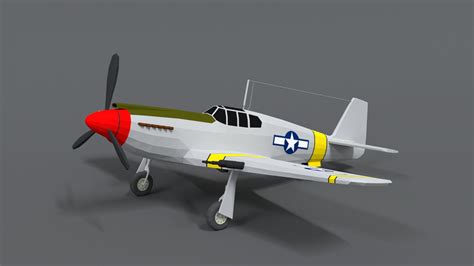 P-51 mustang 3D model - TurboSquid 1667449