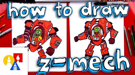 How To Draw Z Mech From Plants vs Zombies - YouTube