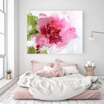 Sparkle Bright. Floral Painting Pink Abstract Art Wall - Etsy | Contemporary art canvas, Pink ...