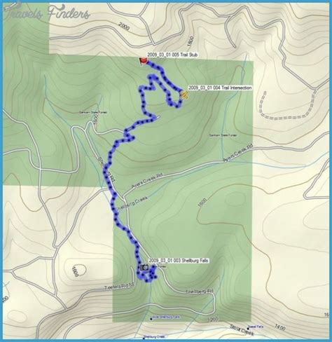 Silver Falls Hike Map - TravelsFinders.Com