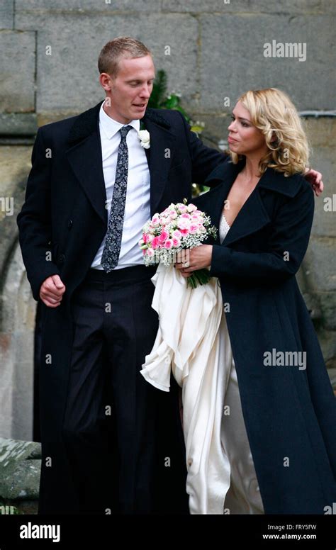 The Wedding of Billie Piper and Laurence Fox at the Church of St Mary's in Easebourne, West ...