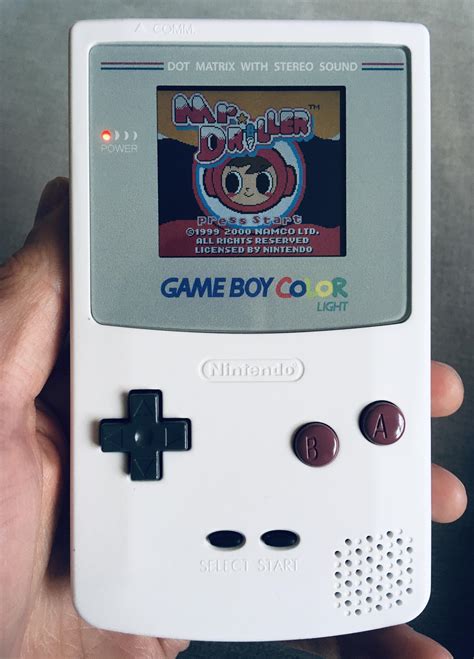 DMG Color Light mod complete. : r/Gameboy