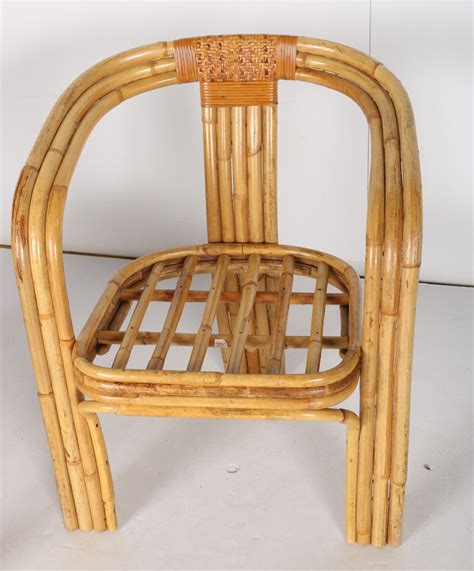 Pair of Bamboo Patio Chairs | EBTH