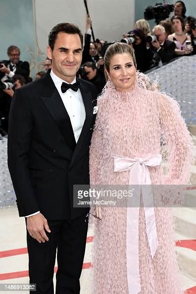 Roger Federer and Mirka Federer attend The 2023 Met Gala Celebrating ...