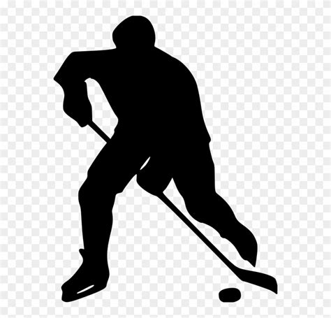 Hockey-player File Size - Hockey Player Silhouette Clip Art, HD Png Download - 568x728(#3812953 ...