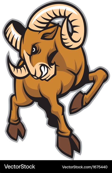 Ram Mascot Clipart