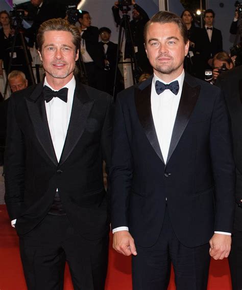 Brad Pitt and Leonardo DiCaprio side by side in Cannes as they promote Once Upon a Time...in ...