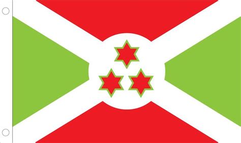 Burundi World Flags - Nylon & Polyester - 2' x 3' to 5' x 8'