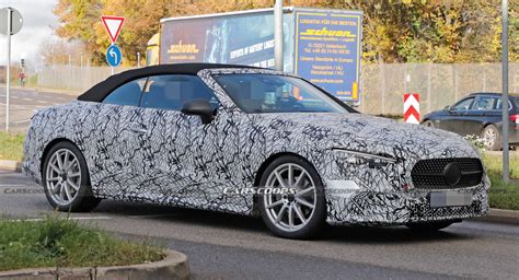 2023 Mercedes CLE Convertible Sheds A Little Cammo In Latest Test Run