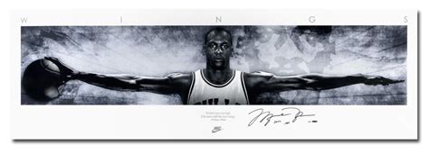 Michael Jordan Signed Nike "Wings" Alternative 20th Anniversary LE ...